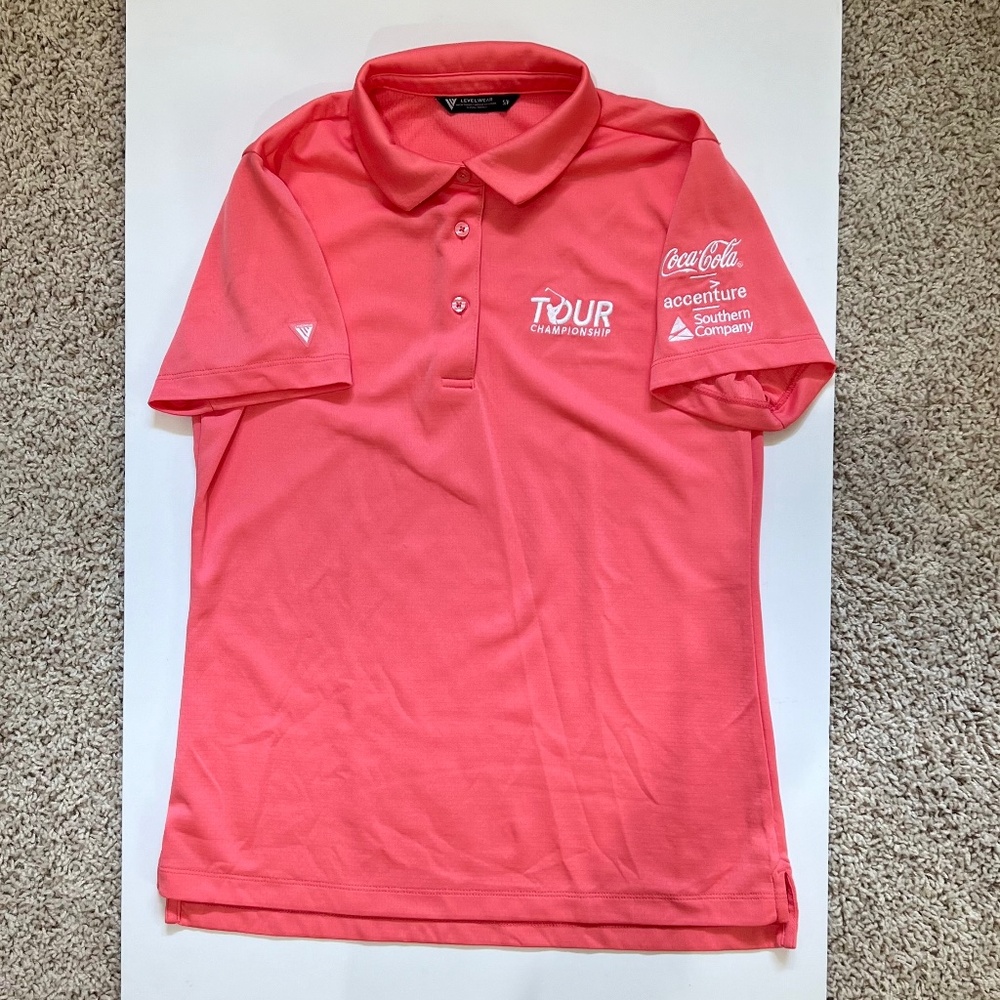 PGA Tour Championship 2023 Levelwear brand Volunteer short sleeve women's polo
